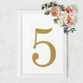 thumbnail image 4 of BalsaCircle 8" Gold Solid Letter Number Self-Adhesive Rhinestones Gems Sticker, 4 of 8
