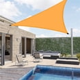 thumbnail image 6 of Leodye 1PCS Triangular Sunsail Barrier Privacy Screen for Patio Backyard Grass Garden and Outdoor Activities -9.84 FT, 6 of 6