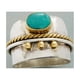 thumbnail image 5 of Anillos para mujer, regalos para mujer, anillo turquesa para mujer, joyería vintage para hombre, talla 6-10, anillo de aleación, 5 of 5