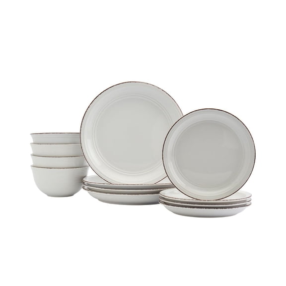 Farmhouse 12 - Piece Dinnerware Set for 4 People