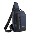 thumbnail image 5 of Stylago Crossbody Sling Backpacks for Men Casual Shoulder Daypack Chest Bags with USB Charger Port for Camping Biking Travel Blue, 5 of 6