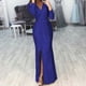 thumbnail image 2 of Vestido de cóctel Prolriy, vestidos de fiesta para mujer, lentejuelas, manga larga, cuello en V, largo, ajustado, para discoteca, con abertura, vestidos de invitada de boda para mujer 2024, vestidos, 2 of 6