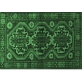 thumbnail image 1 of Ahgly Company Indoor Rectangle Persian Emerald Green Traditional Area Rugs, 2' x 5', 1 of 4