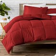 thumbnail image 2 of Set de edredón para el hogar desnudo - Twin/Twin Extra Long Size - Ultra -Soft - Goose Down Alternative - Serie Premium 1800 - Calidez a toda la temporada (Twin/Twin XL, rojo) Bare Home Juego De Cama, 2 of 2