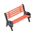 thumbnail image 3 of opvise Creative Mini Park Bench Model Miniature Landscape Garden Decorative Ornament S, 3 of 8