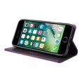 thumbnail image 6 of Allytechgroup Wallet Case for iPhone 7 / 8 / SE 2022 & 2020, Slim Lightweight PU Leather Stand Flip Phone Case with Credit Card Slot Shockproof Protective Back Cover for Women Men, Purple, 6 of 9