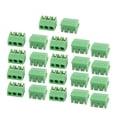 thumbnail image 1 of Unique Bargains 22Pcs AC 300V 10A 3.5mm Pitch 3P Terminal Block PCB Mount Wire Connection, 1 of 2