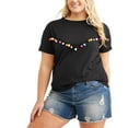 thumbnail image 1 of Poof Junior Plus Pom Pom T-shirt, 1 of 3