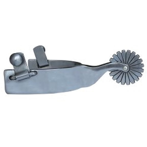 Professional's Choice Cowhand Floral Filigree Spurs - Polished Steel 20pt