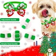 thumbnail image 6 of Opolski Pet Bow Tie Christmas Series Pattern Decorative Adjustable Pet Dogs Cats Bowknot Collar for Festival, 6 of 8