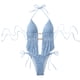 thumbnail image 2 of Trajes de baño para mujer, bikinis de cintura alta con cordón ajustable, traje de baño de una pieza fruncido, trajes de baño para mujer, trajes de baño para mujer, traje de baño para mujer, trajes de, 2 of 7