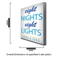 thumbnail image 5 of Ready2HangArt Eight Nights Eight Lights Wrapped Canvas Wall Art, 5 of 6