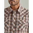 thumbnail image 3 of Wrangler Brown Snaps Plaid Print - Mens Shirt  - 112326466, 3 of 3