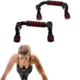 thumbnail image 2 of 1 Pair Push Up Bars Stand With Foam Handle For Building Chest Muscles Push-ups Stands Body Building Fitness Training Equipment, 2 of 8