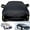 Black, variant on Thickened Waterproof Hail Protection Car Cover, Snow Wind UV Resistant Half Vehicle Cover for Hatchback, Suv and Mpv