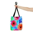 thumbnail image 3 of Tote Bag in Watercolor Floral  Pattern, 3 of 4
