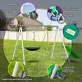 thumbnail image 2 of Sportspower Super Saucer Metal Swing Set with Basketball Hoop, Saucer Swing, Sling Swing, 5-ft Slide with Lifetime Warranty, & Bonus Anchor Kit, 2 of 7