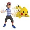thumbnail image 2 of Pokemon - 4.5" Ash with 2" Pikachu Battle Action Figure, 2 of 4
