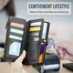 thumbnail image 4 of Funda de Cuero CaseMe para Samsung Galaxy A52 [Bloqueo RFID] con Ranura para Billetes con Cierre para 10 Tarjetas, Correa de Muñeca de Hombro Magnética de Cuero Suave de PU para Samsung Galaxy A52, 4 of 11