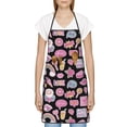 thumbnail image 3 of Yiaed Elements Print Kitchen Apron with Hand Wipe Pockets,Big Pocket,Aprons for Women with Pockets, Waterproof for Cooking Baking, 3 of 7