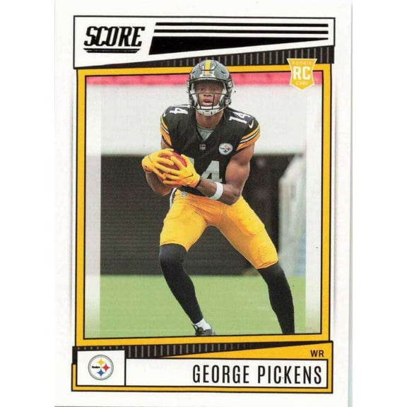 NFL 2022 Panini Score Football   George Pickens Trading Card #383 (Rookie Card)