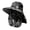 Grey, variant on Wide Brim Sun Hat with Removable Neck & Face Flap – UPF 50+ UV Protection Safari Hat for Men & Women