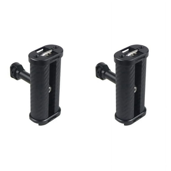 2X Mini Side Handle Handgrip with Dual 1/4 Screw Mount for Mirrorless Digital Camera DSLR Camera Cage Built-in Wrench