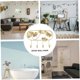 thumbnail image 5 of Coat and hat hook household wall hanger wall storage hook bedroom metal coat and hat hanger wall hook hat rack, 5 of 5