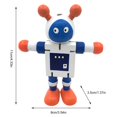 thumbnail image 1 of Juguetes de robot de deformación de madera,Juguetes de robot Juguetes de educación temprana de deformación de madera Juguetes de robot Calidad en la que puede confiar, 1 of 7