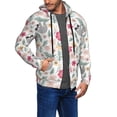 thumbnail image 2 of Honeii Cute Cartoon Sloth Print Hoodies for Men, Pullover & Full Zip, Breathable Zip up Hoodie, Sweatshirt-3X-Large, 2 of 5