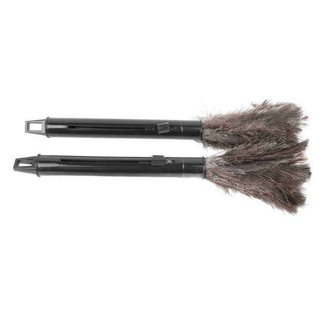 Plumero retráctil largo 2 piezas plumero de plumas de avestruz multifuncional para limpieza del hogar ANGGREK Otros