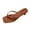 Brown, variant on QQAMB Women Kitten Heel Thong Sandals Square Open Toe Flip Flop Sandals Low Heel Fashion Party Dress Heeled Sandals