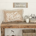 thumbnail image 2 of VHC Brand Grace 14X22 Pillow Cover 56693, 2 of 3