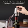 thumbnail image 4 of Electric Wine Aerator Adjustable Stretchable Portable Washable Stainless Tube Indoor Bar Club Dispenser with Storage Base, 4 of 8