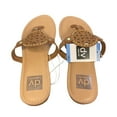 thumbnail image 4 of DV Dolce Vita Ladies Comfortable Stylish Gionna Everyday Flat Sandal (Tan, 9), 4 of 5