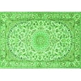 thumbnail image 1 of Ahgly Company Indoor Rectangle Medallion Green Traditional Area Rugs, 7' x 10', 1 of 1