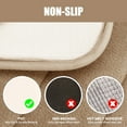 thumbnail image 4 of NEWEEN Bath Mats for Bathroom Non Slip - Memory Foam Bath Mat Coral Velvet Super Water Absorbent Polyster Soft Shaggy Anti-Slide For Bathroom Floor Rug - 20" x 32", 4 of 7