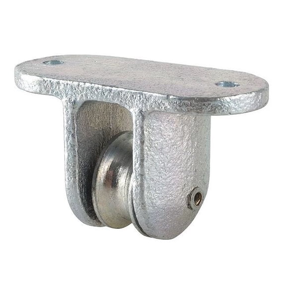 Peerless Hardware Pulley Block,Bolt-On,1/4 in Rope dia. 3-010-10786-