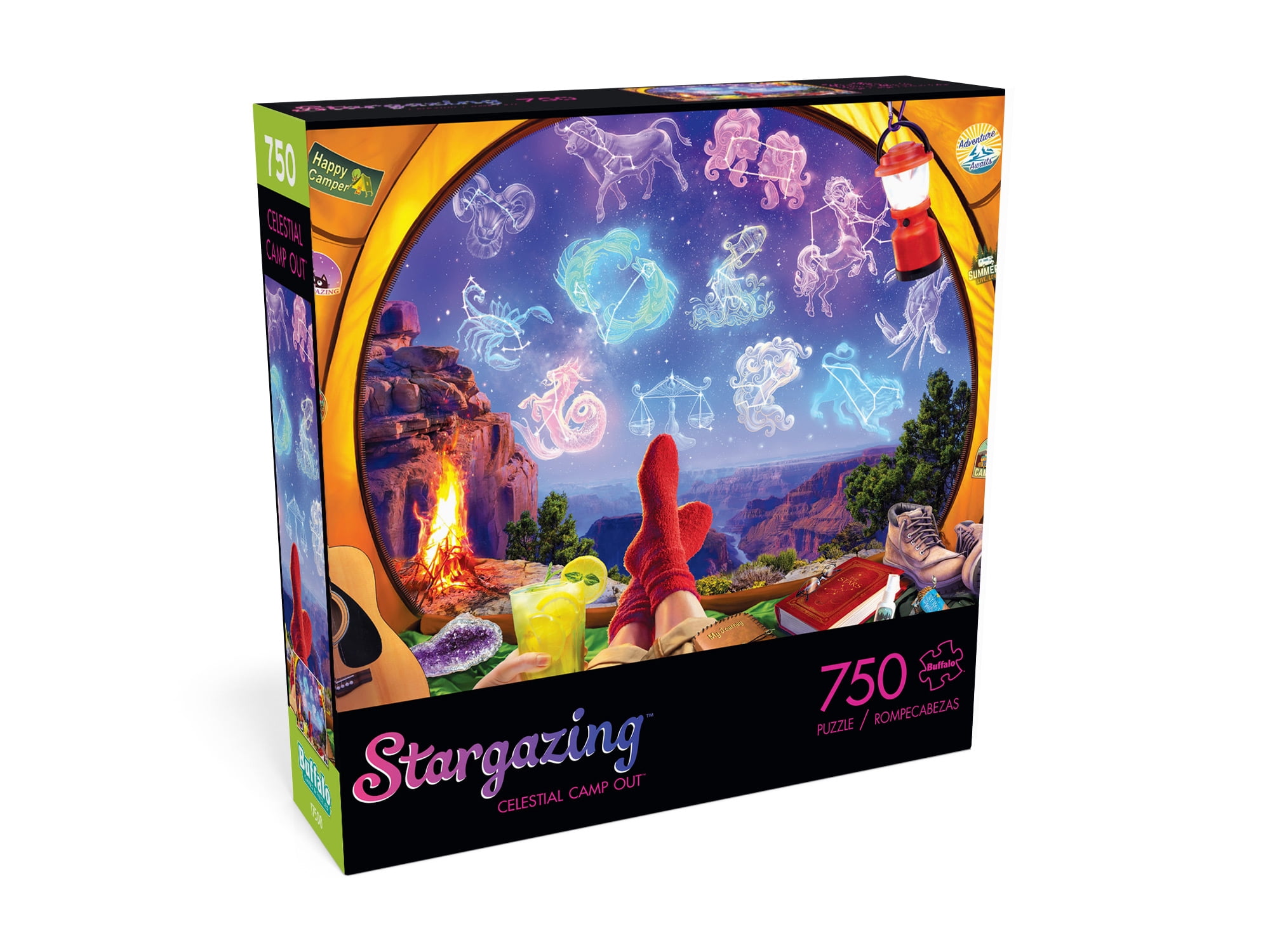Buffalo Games 750-Piece Stargazing - Celestial Camp Out Interlocking Jigsaw Puzzle