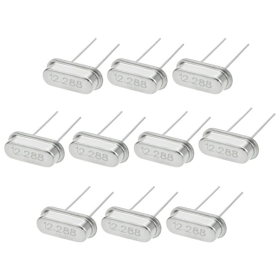 DIP Quartz Crystal Oscillators Resonators 12.288MHz HC-49S Replacements 10Pcs