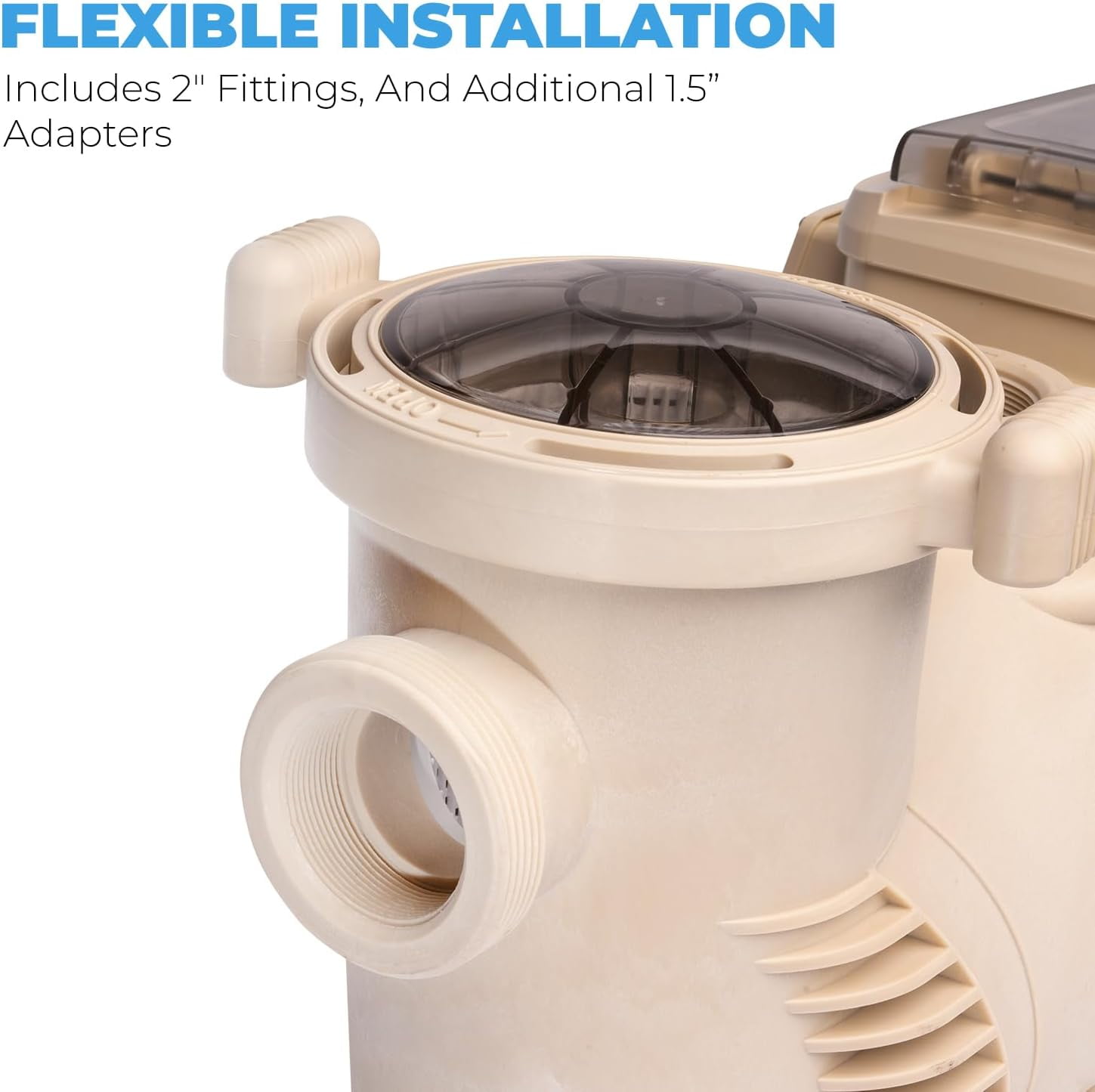 XtremepowerUS 3HP Variable Speed Pool Pump In-Ground Above Ground Energy Efficient 230V w/Timer