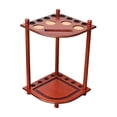 thumbnail image 3 of koolsoo Support de Queue de Billard pour Queues et Balles 8 Trous Support de Canne à Billard avec Boisson Rouge, 3 of 8