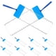 thumbnail image 2 of Transparent PVC Bookmark for Reading Use 10 Pieces Practical and Beautiful Book Accessories, 2 of 5