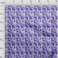 thumbnail image 3 of oneOone Velvet Blue Fabric Abstract Floral Sewing Craft Projects Fabric Prints By Yard 58 Inch Wide, 3 of 5