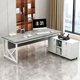 thumbnail image 2 of Modern Computer Minimalism Desk Household Study Table with Drawer Minimalist For Bedroom A Living Room Learning Office Furniture My Lux Decor Round, 2 of 9