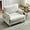 Beige, variant on Foldable sofa bed recliner, 3-in-1 convertible sleeper, mid-century modern decor, suitable for small spaces, with three pillows for Living Room Bedroom Apartment Small Space (Beige)