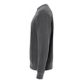 thumbnail image 3 of Independent Trading PRM3500 Unisex Midweight Pigment Dyed Crew Neck-Pigment Black-2X, 3 of 4