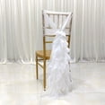 thumbnail image 3 of Coofit Chair Sash Creative Decorative Bow Sash Chair Back Decoration for Wedding, 3 of 4