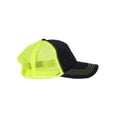 thumbnail image 4 of Top Headwear Neon Fashion Quilted Trucker Cap - Black/Neon Yellow, 4 of 4