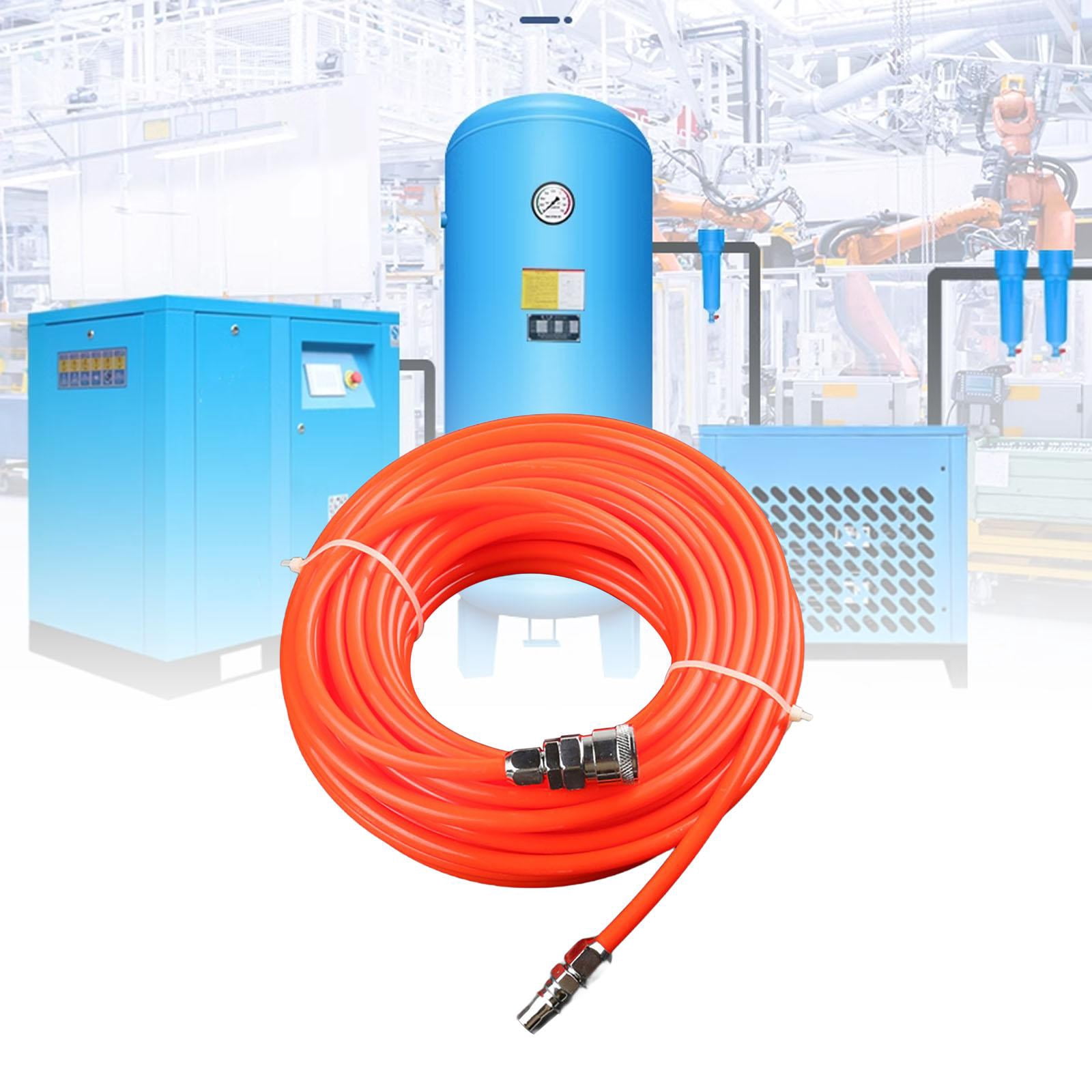 Fzaqwen Pneumatic Air Compressor Pump Hose Straight Tube High Pressure Resistant Easy to Red 15m